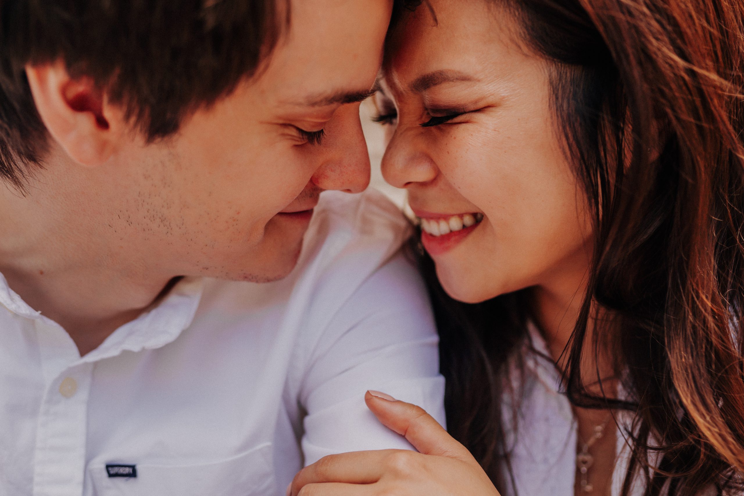 A couple portrait session in London, Marylebone